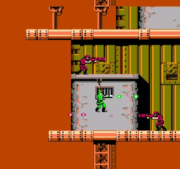 Bionic Commando (USA) (Capcom Classics Mini Mix) (Aftermarket) screen shot game playing